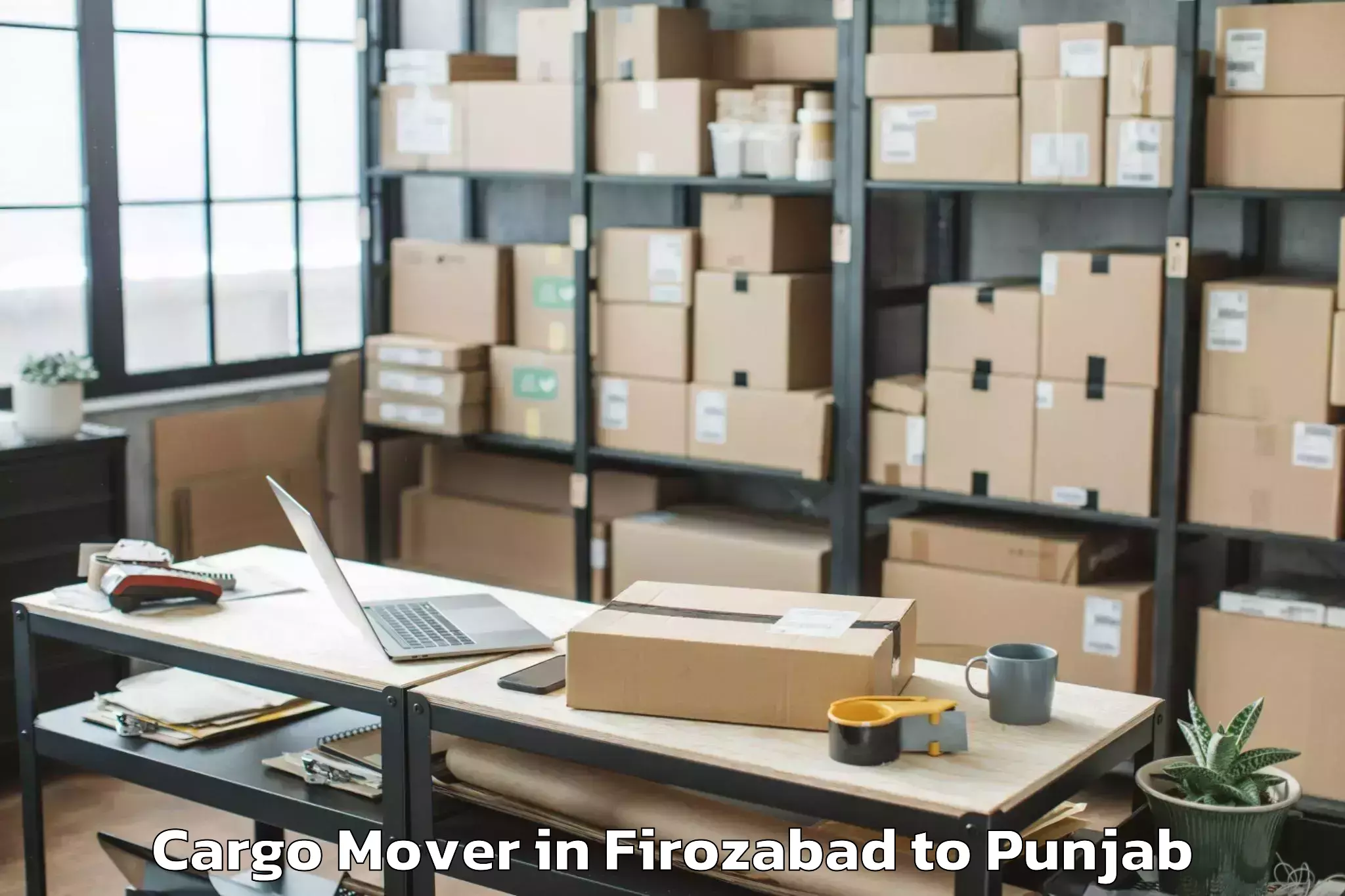 Hassle-Free Firozabad to Batala Cargo Mover